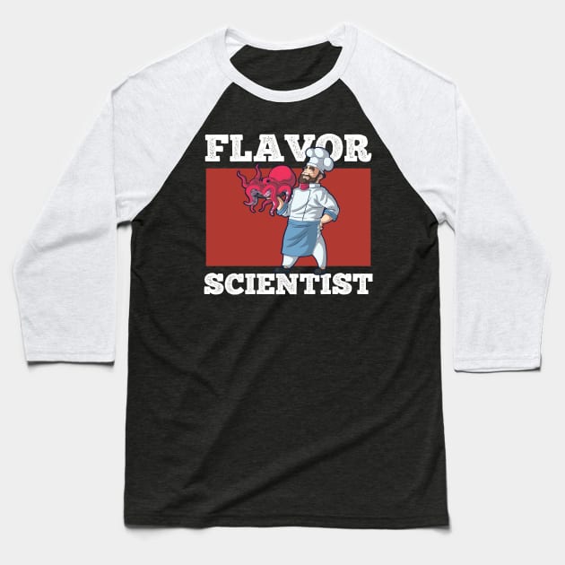 Flavor Scientist  Cooking Hat Funny Cook Chef    for a  Cook Baseball T-Shirt by Riffize